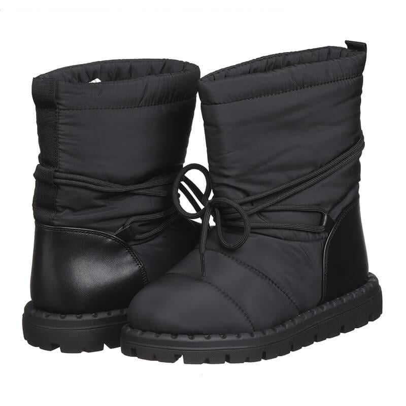 Дутики женские Elena U88605-1 болонь р. 39 Черный (70010)