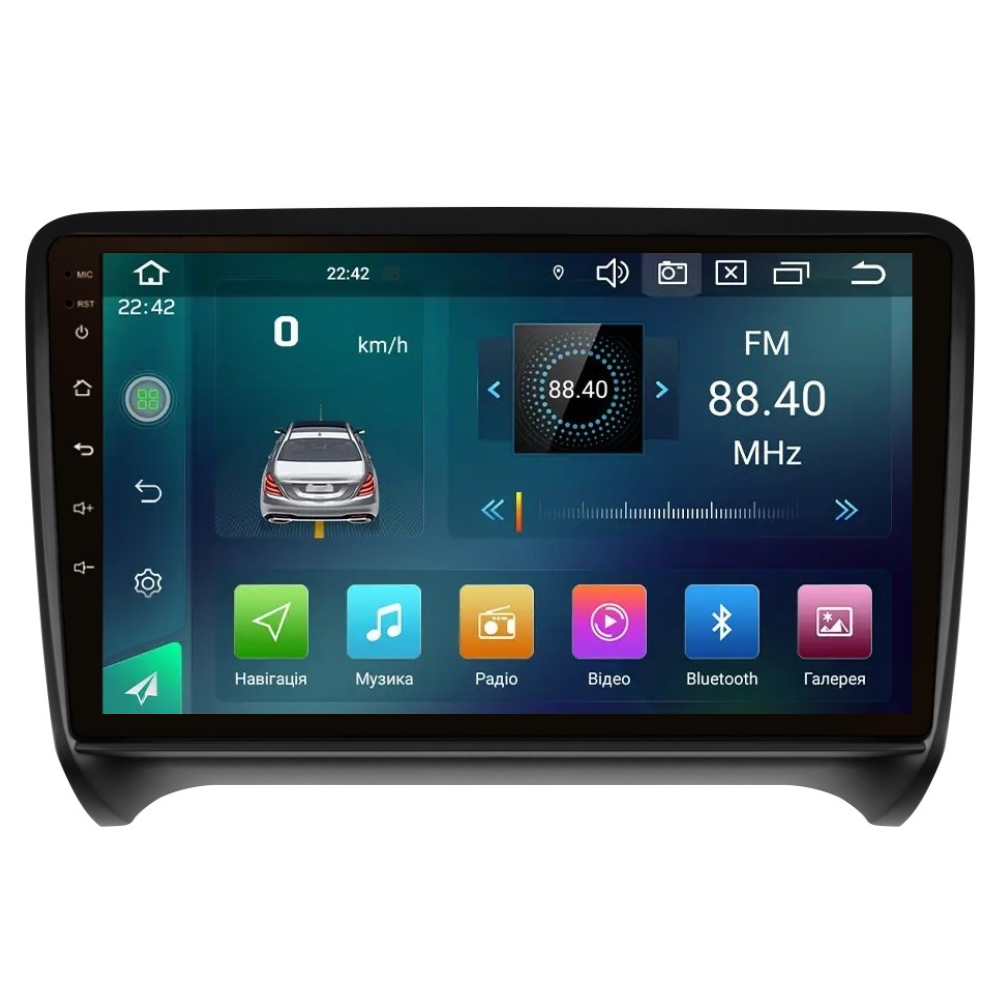 Магнитола штатная CYCLONE C9 CPL GSM Carplay 2/32 GB 4G для Audi TT 2006-2014 г. (AR-80920)