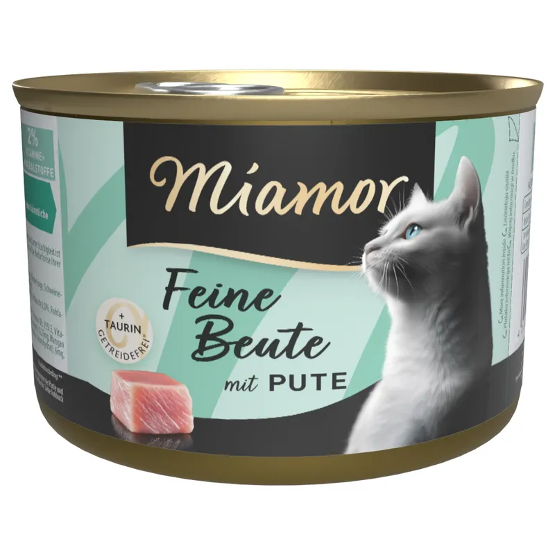 Корм влажный для кошек Miamor Feine Beute Pute с индейкой 185 г (30329234) Корм влажный для кошек Miamor Feine Beute Pute с индейкой 185 г (30329234)