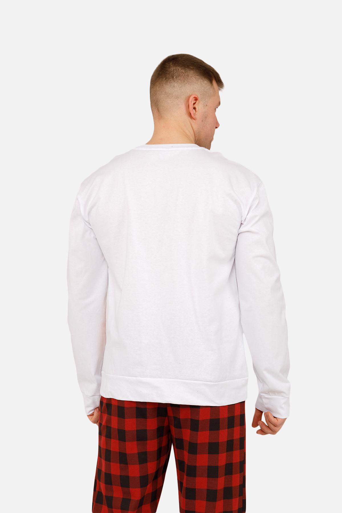 Пижама мужская р. 48 Белый (SKT001030052) - фото 4 Пижама мужская р. 48 Белый (SKT001030052) - фото 4