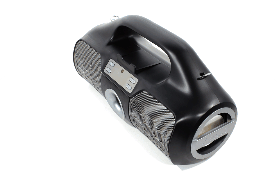 Колонка портативная Lesko YZS-M12 Grey Bluetooth 4.2