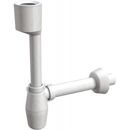 Сифон до пісуара Aqua Factory з манжетою зливна трубка d 40 мм з розеткою (GRM-46858-01)