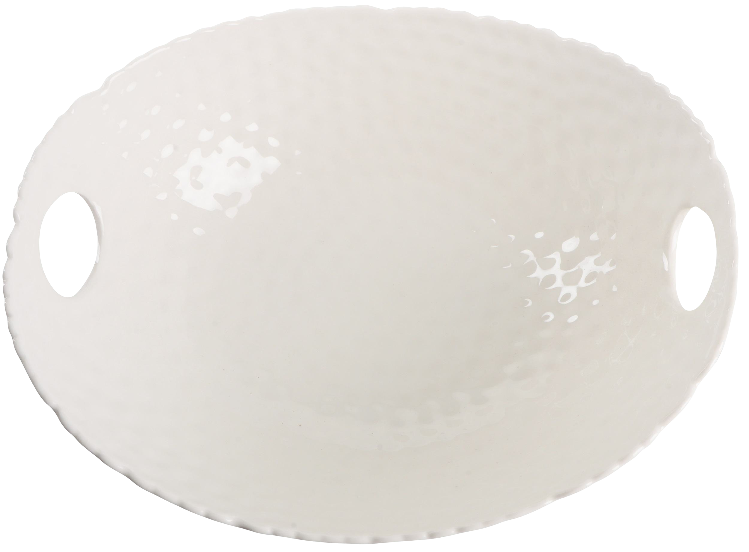 Блюдо LED Torn овальное фарфоровое 28,5х22,5х9 см (UG-B010851)