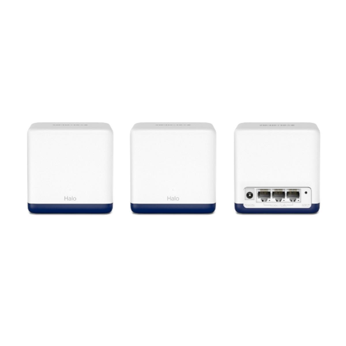 Wi-Fi система домашняя Mercusys Mesh AC1900 модуль Halo H50G 2в1 роутер и точка доступа 3-pack White (150242) - фото 2 Wi-Fi система домашняя Mercusys Mesh AC1900 модуль Halo H50G 2в1 роутер и точка доступа 3-pack White (150242) - фото 2
