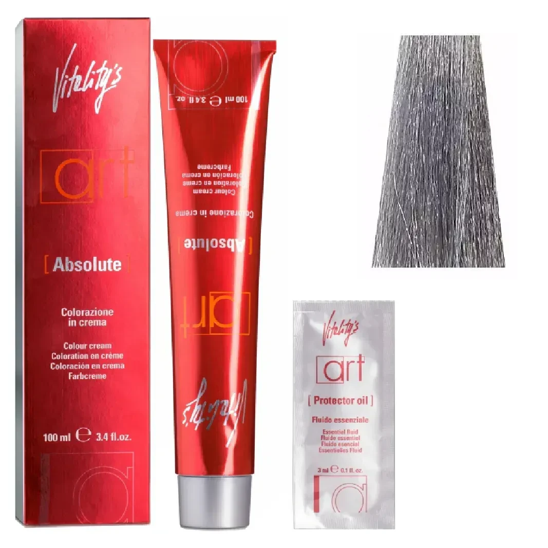 Крем-краска для волос с масляным коктейлем Vitality’s Art Absolute Hair Color Cream 9/7 Супер светлый антрацитовый блондин 100 мл