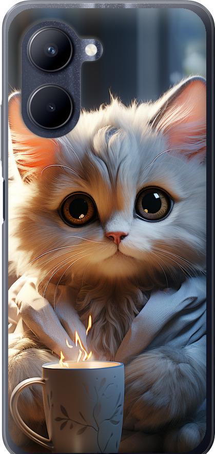 Чехол на Realme C33 White cat (5646u-2870-42517) Чехол на Realme C33 White cat (5646u-2870-42517)