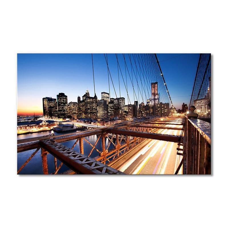 Картина модульная Вечер Нью-Йорка 1 модуль 80x120 см