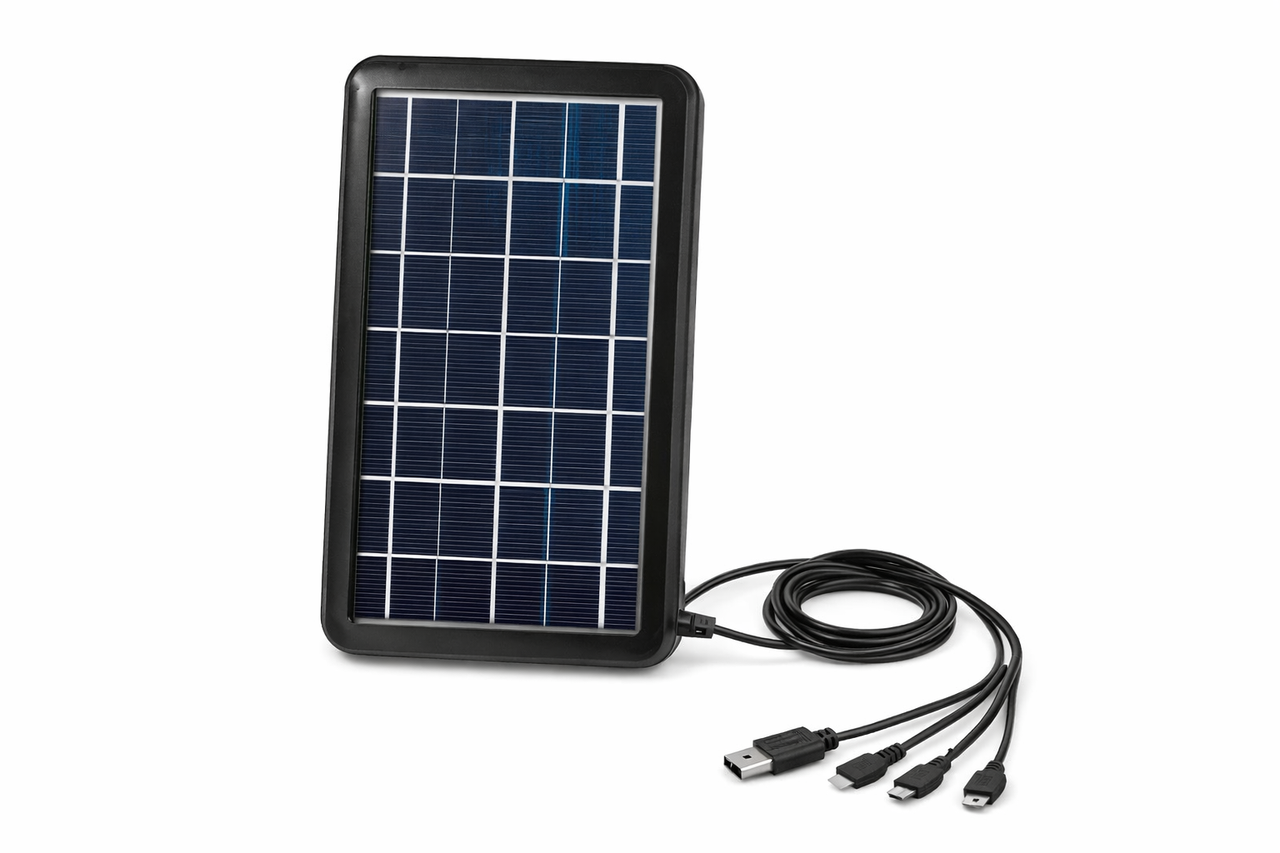 Солнечная панель CCLamp CL-630 с USB-мультикабелем 3 Вт (1709722887)