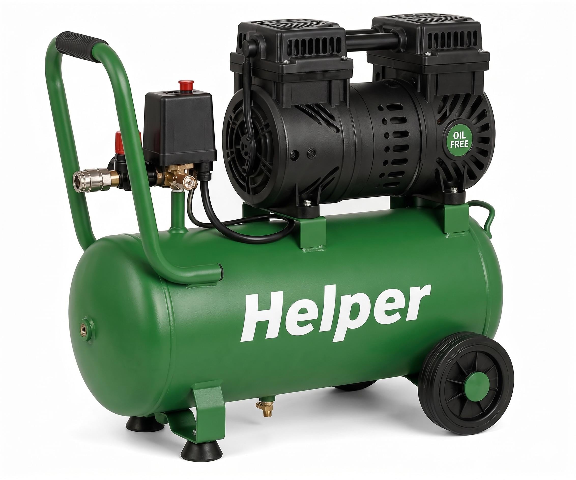 Компресор Helper HP-1092 безмасляний 4500 Вт 100 л 10 л