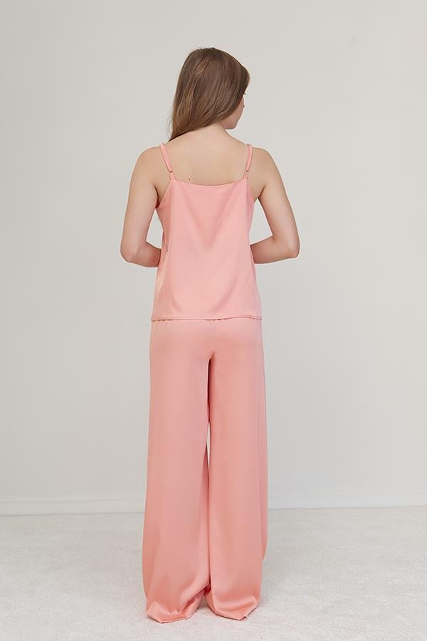 Пижама шелковая Forli Kimberly SH0048-95-79 с брюками M (18164133) - фото 3 Пижама шелковая Forli Kimberly SH0048-95-79 с брюками M (18164133) - фото 3