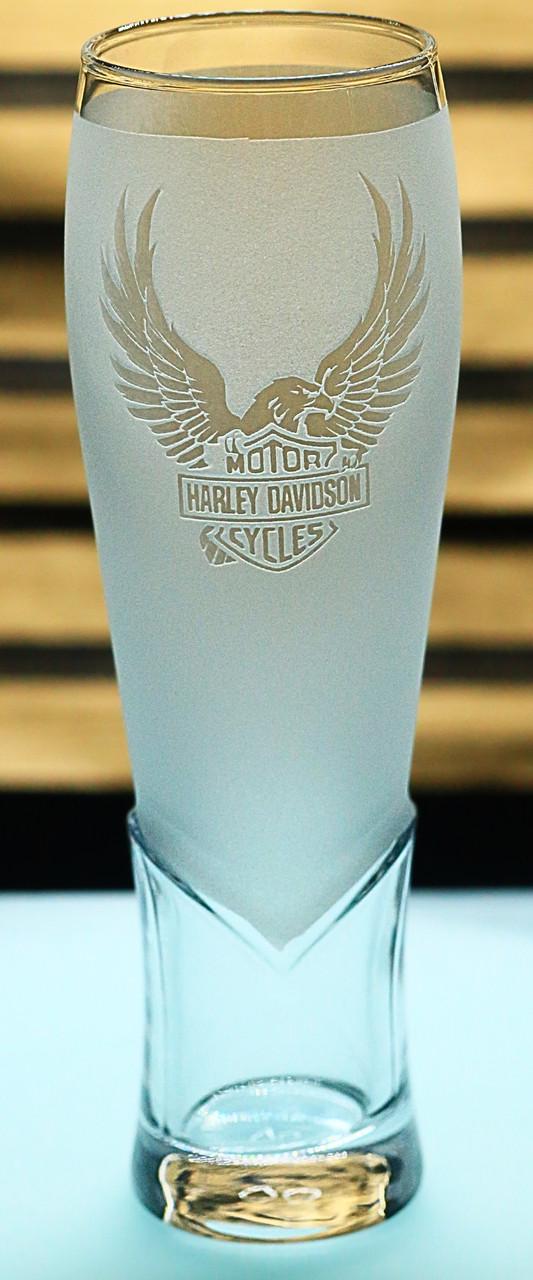 Подарочный пивной бокал крафтовый с гравировкой Harley-Davidson 440 мл (2050517498)