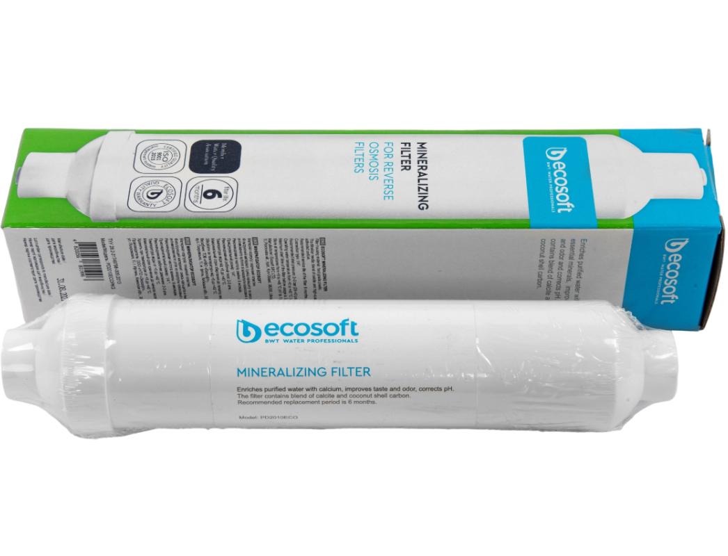 Минерализатор для обратного осмоса Ecosoft 2х10 (2459) - фото 3 Минерализатор для обратного осмоса Ecosoft 2х10 (2459) - фото 3