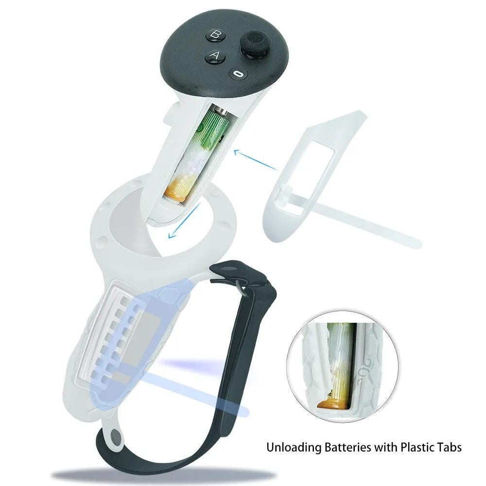 Захисний силіконовий набір для Meta Quest 3 White (ACS-ZSNFMQ3wh) - фото 3 Захисний силіконовий набір для Meta Quest 3 White (ACS-ZSNFMQ3wh) - фото 3