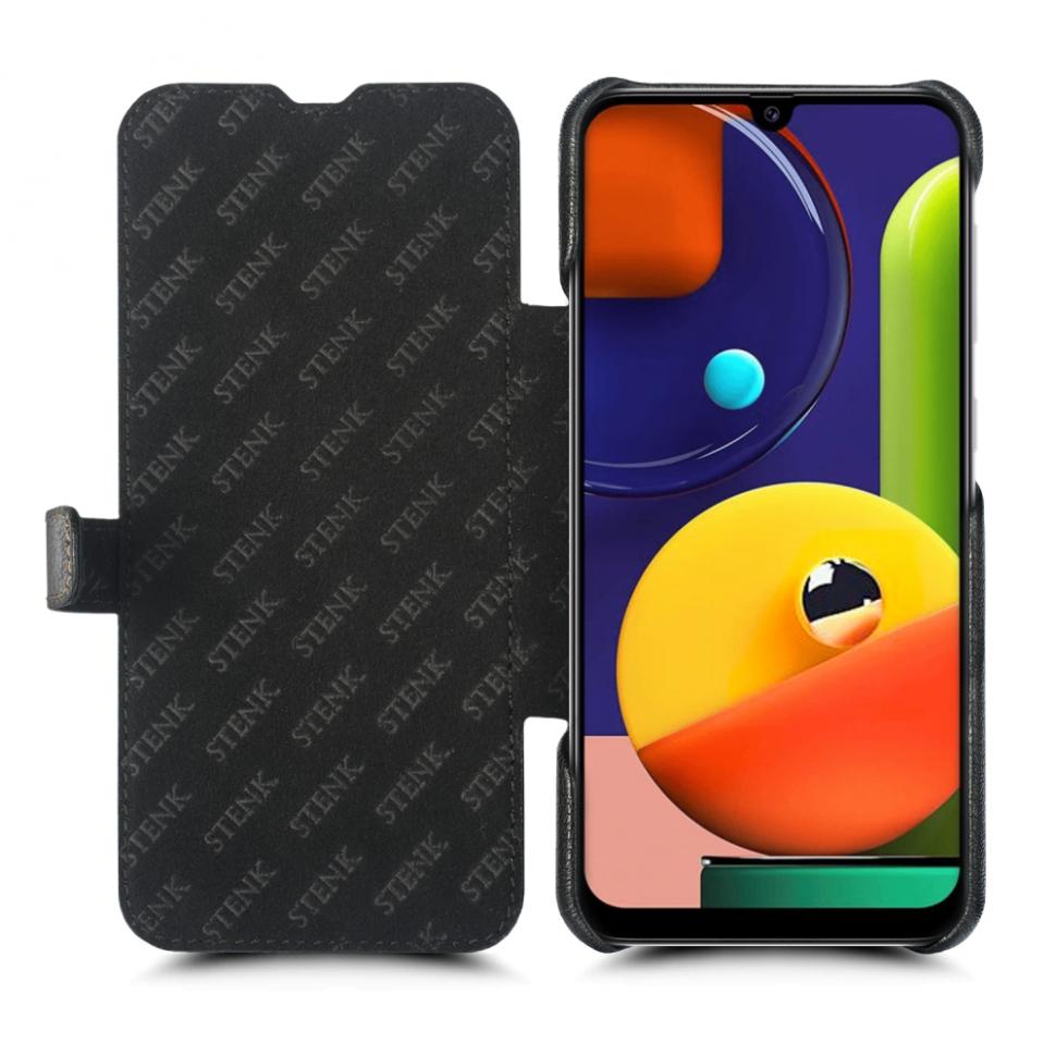 Чехол книжка Stenk Premium для Samsung Galaxy A50s Черный (68563)
