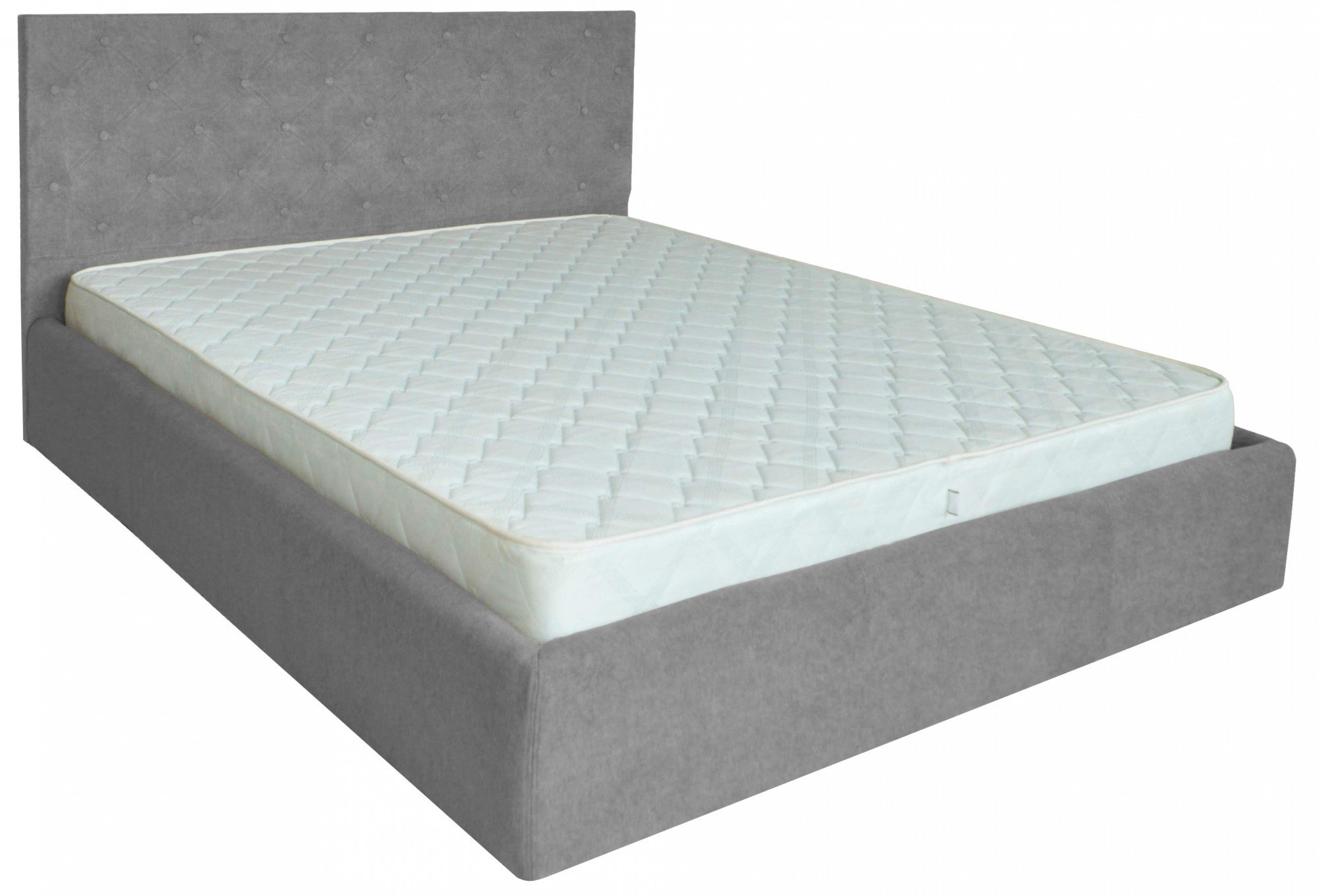 Кровать с подъемным механизмом двуспальная Coventry Comfort Мисти Grey 160х190 см Серый