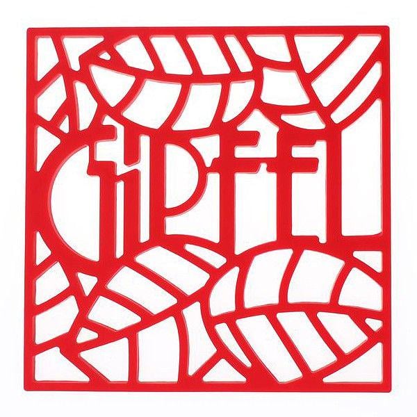 Подставка под горячее GIPFEL GLUM квадратная 17x17 см Красный (0214) - фото 1 Подставка под горячее GIPFEL GLUM квадратная 17x17 см Красный (0214) - фото 1