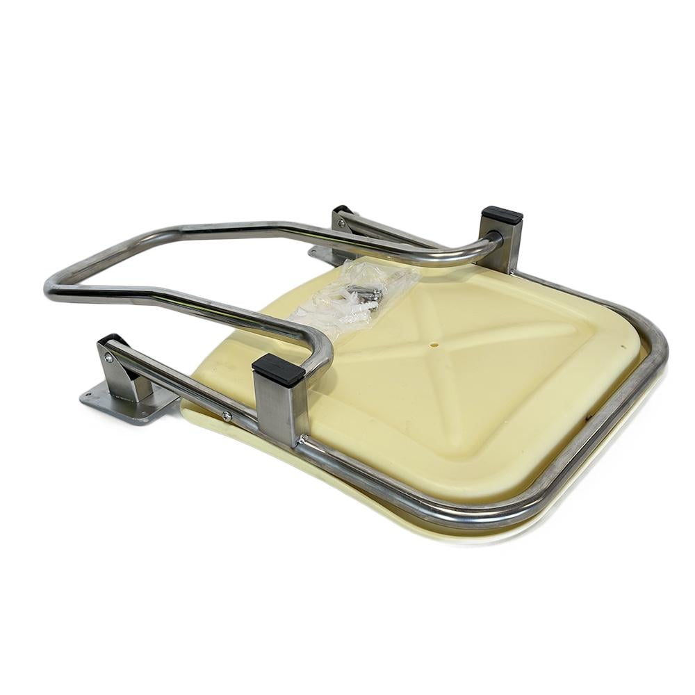 Сидіння для душу відкидне 38.5x37.5x4 см - фото 5 Сидіння для душу відкидне 38.5x37.5x4 см - фото 5