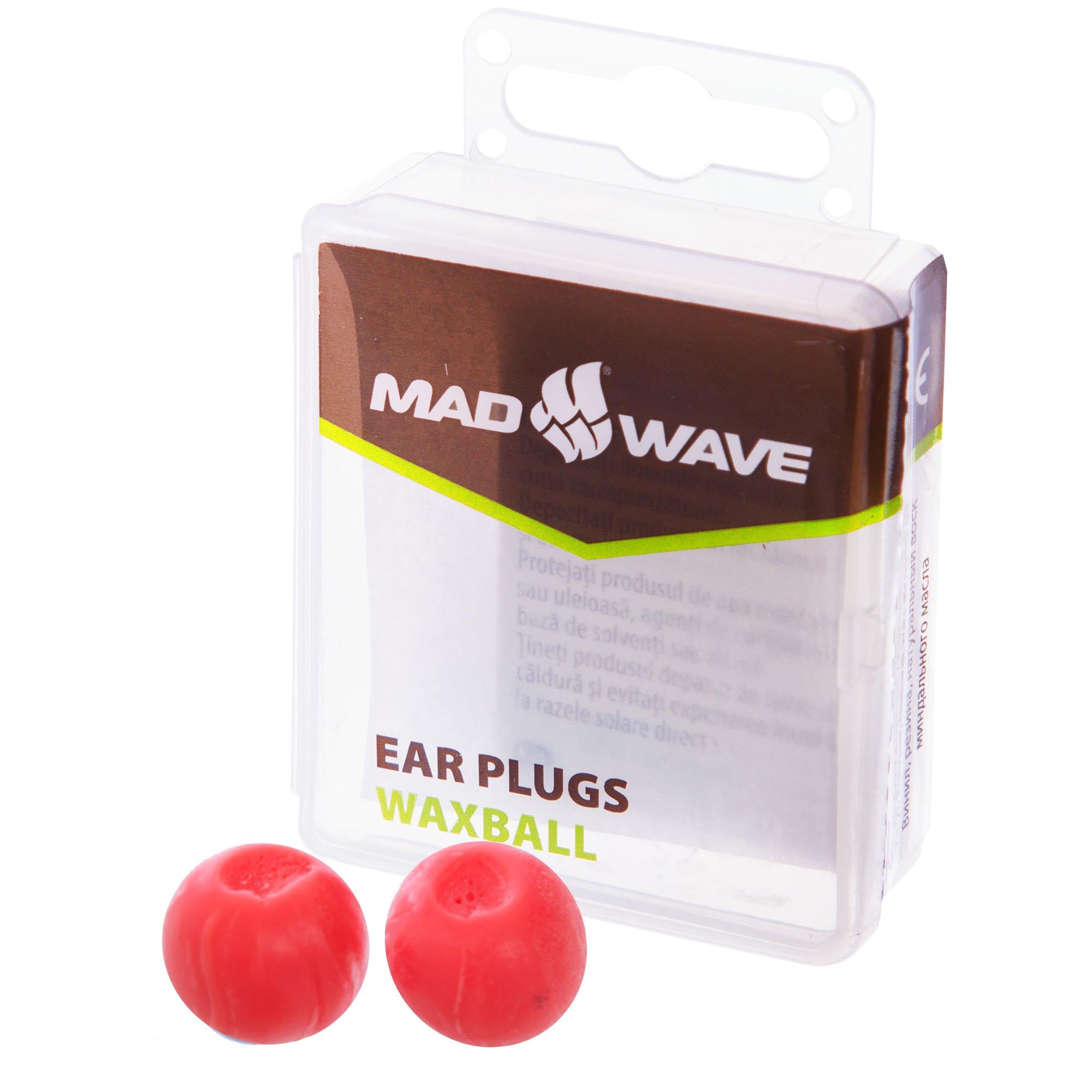 Беруші для плавання силіконові Ear Plug MadWave M071701 Червоний (M071701_Красный)