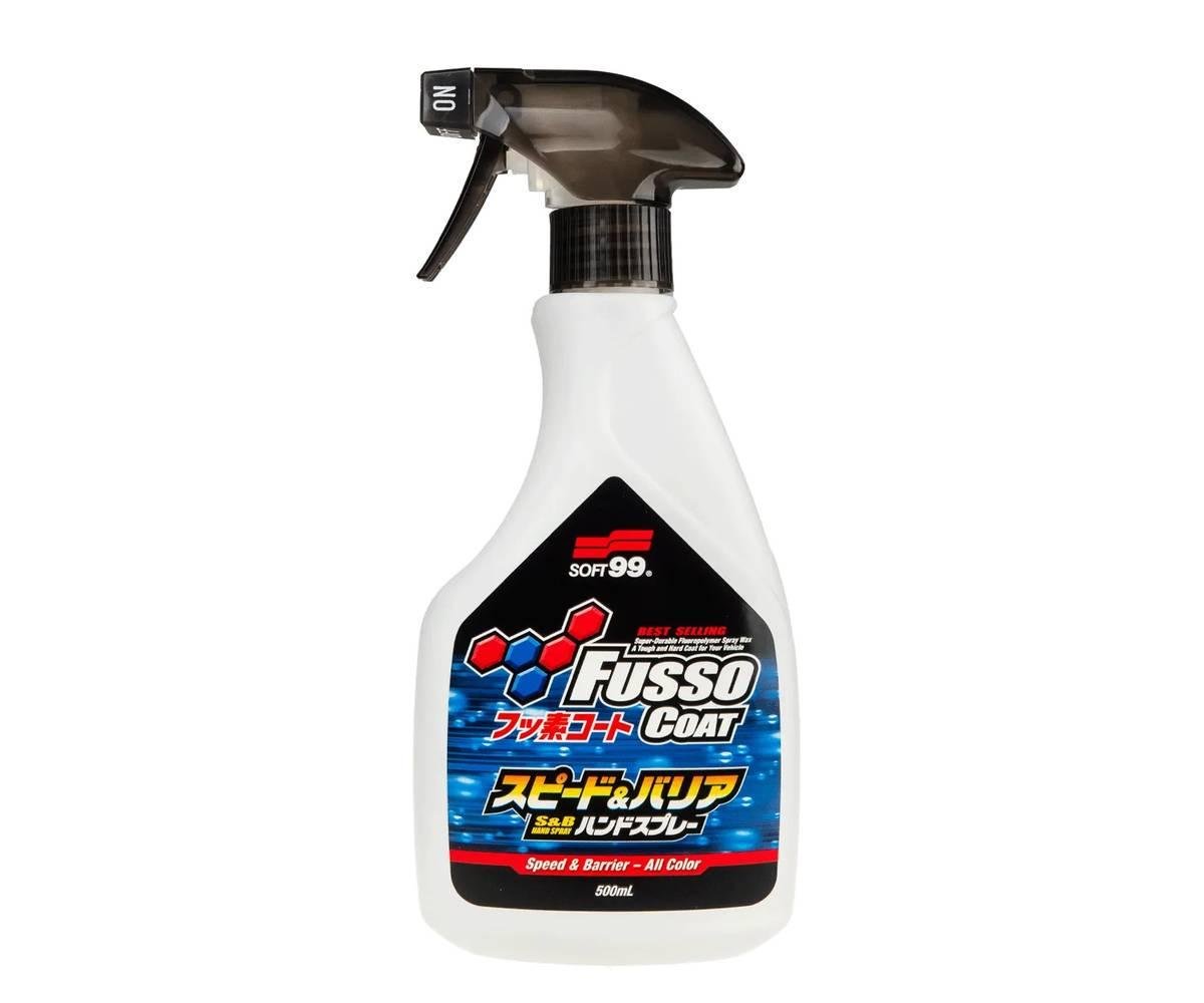 Агент защитный SOFT99 Fusso Coat Speed&Barrier Hand Spray с гидрофобным эффектом 500 мл (29423910)
