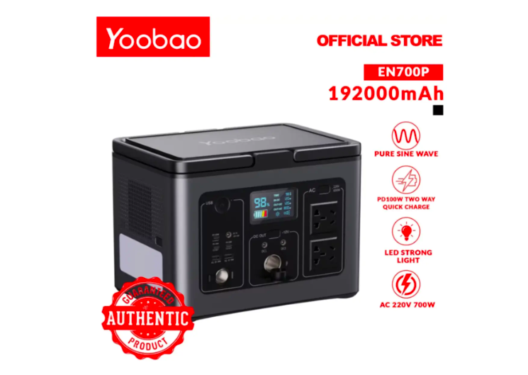 Инвекторная станция Yoobao EN700P 700W 192000 mAh PD/QC 100W 220V - фото 3