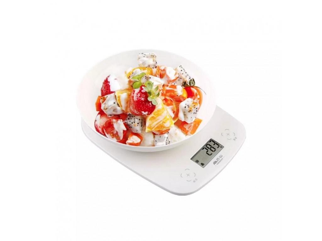 Ваги електронні кухонні Senssun Electronic Kitchen Scale EK9643K White - фото 4