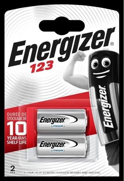  Energizer CR123 Lithium 3V 2 шт. (862001) • Краща ціна в .