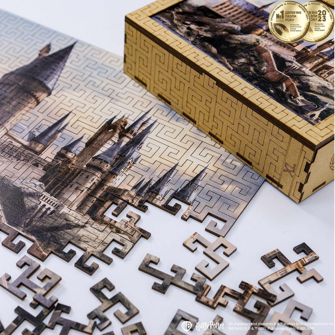 Пазл дерев'яний фігурний Woods Story Гаррі Поттер Серія Замок Хогвартс - фото 5 Пазл дерев'яний фігурний Woods Story Гаррі Поттер Серія Замок Хогвартс - фото 5