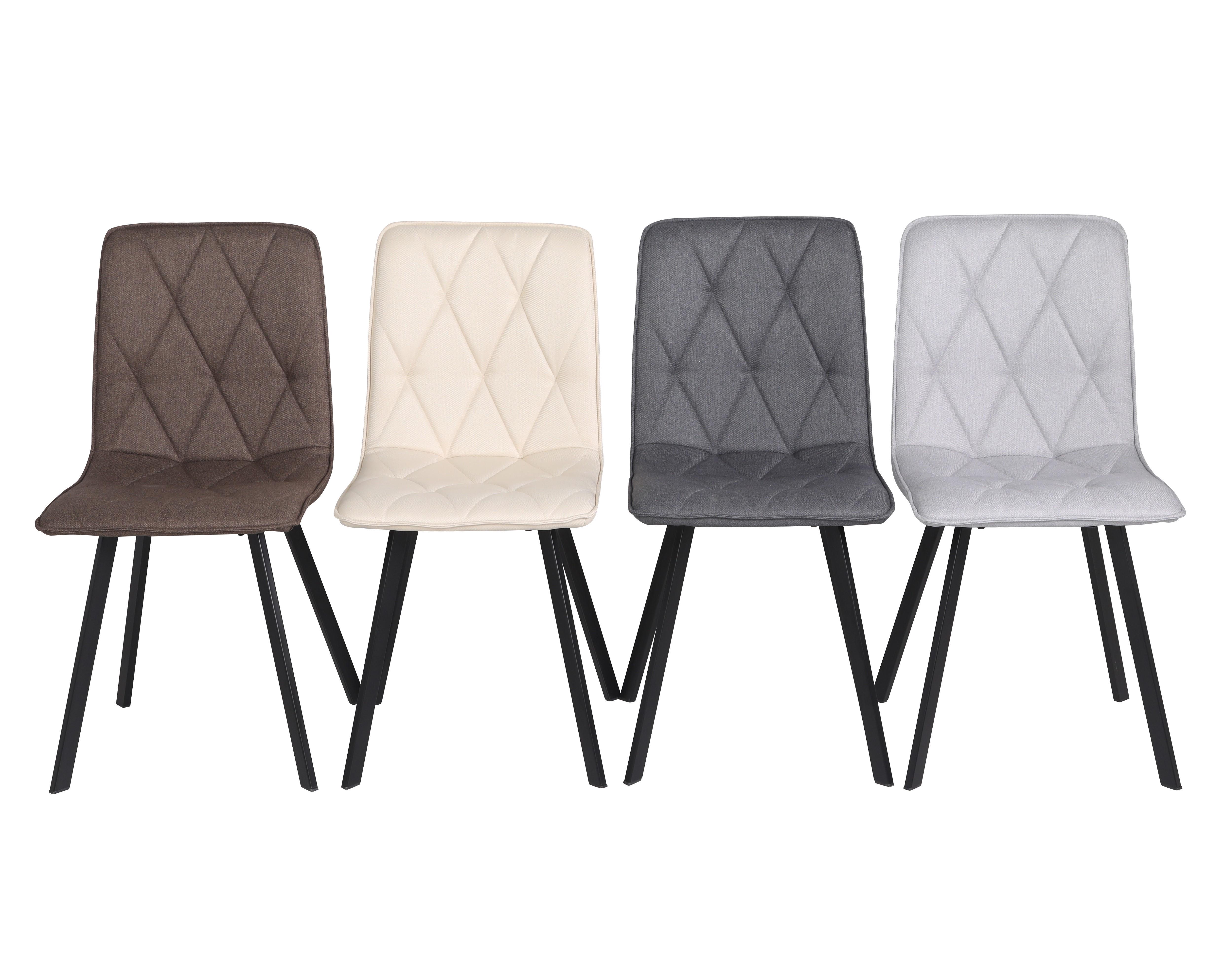 Стул кухонный Intarsio COREY TEX Черный/Серый (20316612) - фото 9 Стул кухонный Intarsio COREY TEX Черный/Серый (20316612) - фото 9