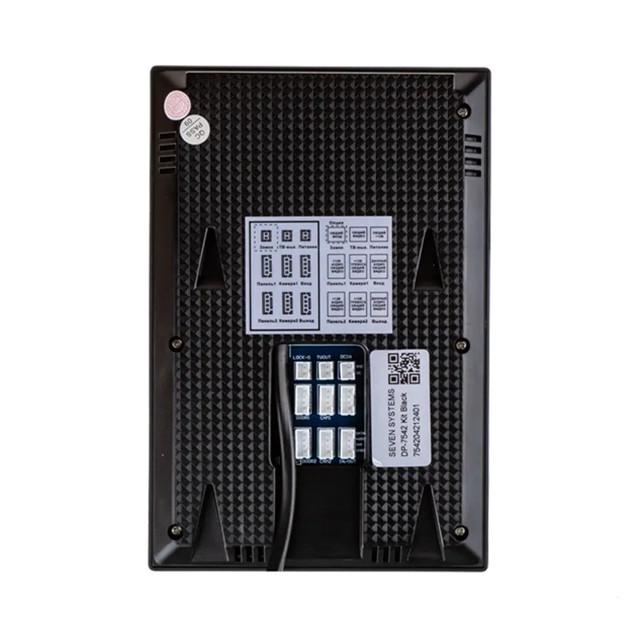 Комплект домофону із викликовою панеллю SEVEN DP-7542 Kit 4,3" Black - фото 3 Комплект домофону із викликовою панеллю SEVEN DP-7542 Kit 4,3" Black - фото 3