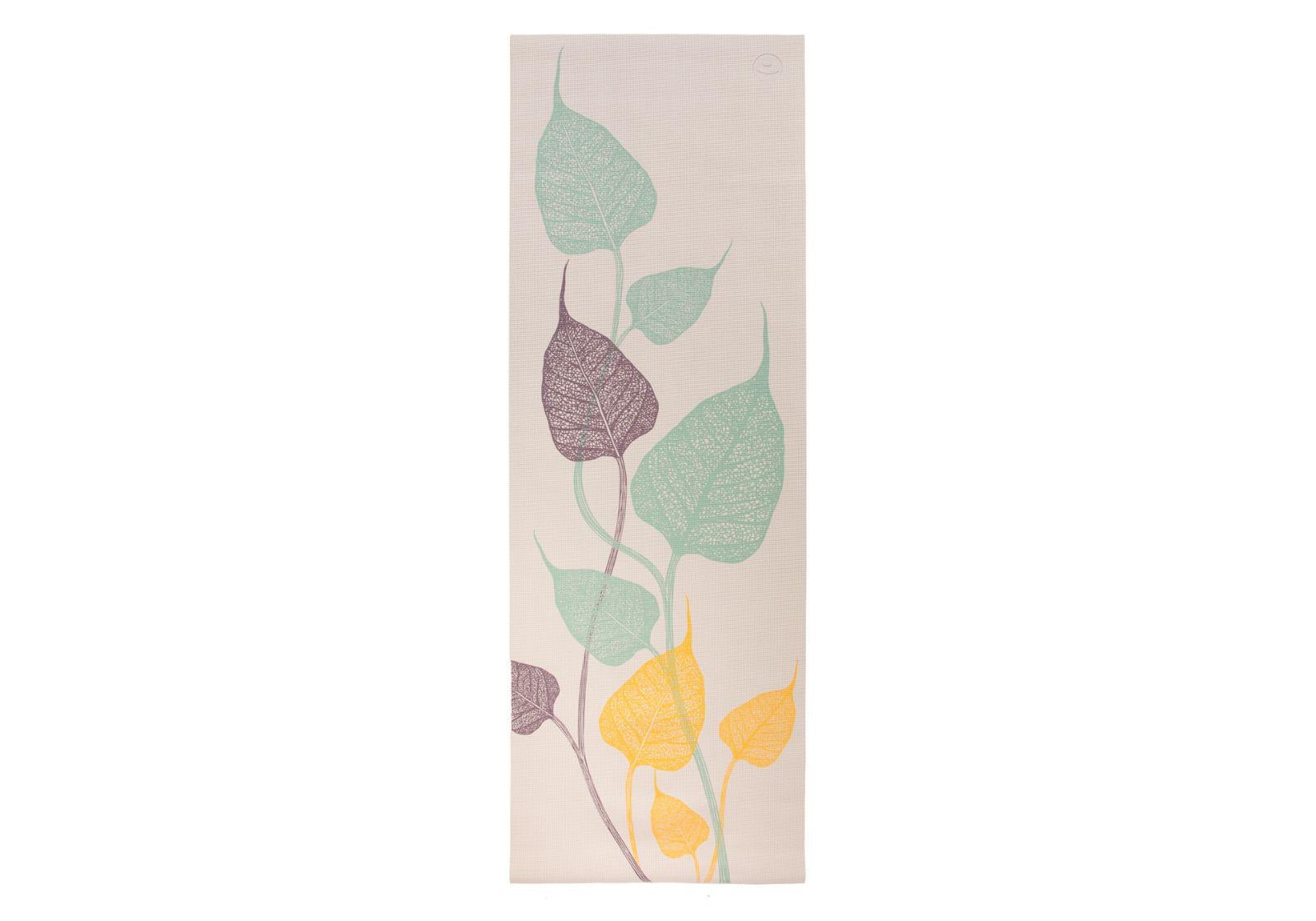 Коврик для йоги Bodhi Leaves 3C Leela Collection 183x60x0,45 см Серебристое Облако (896L3C)