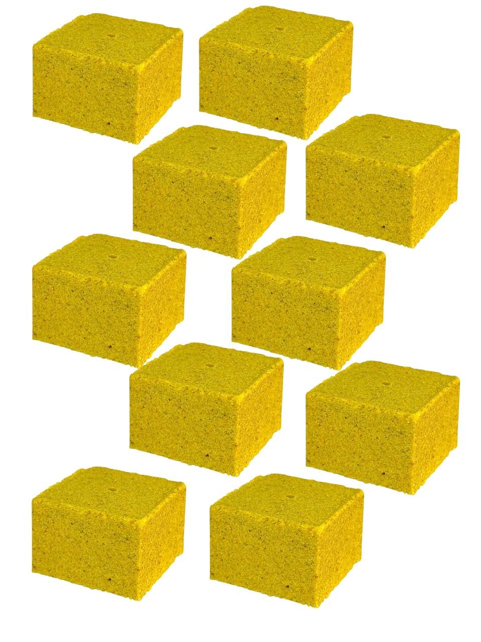 Жмых-кубик для макушатника Art Fishing вкус Ваниль с отверстием 10 шт. (3008691356)