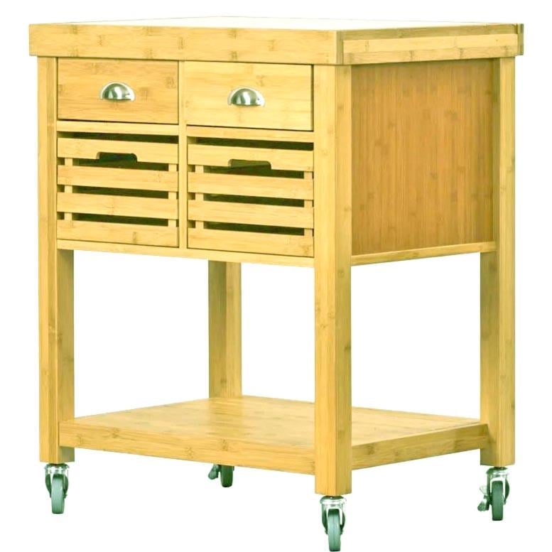 Стіл-візок з дерева Оферман Каррі (СТЛ-004003)