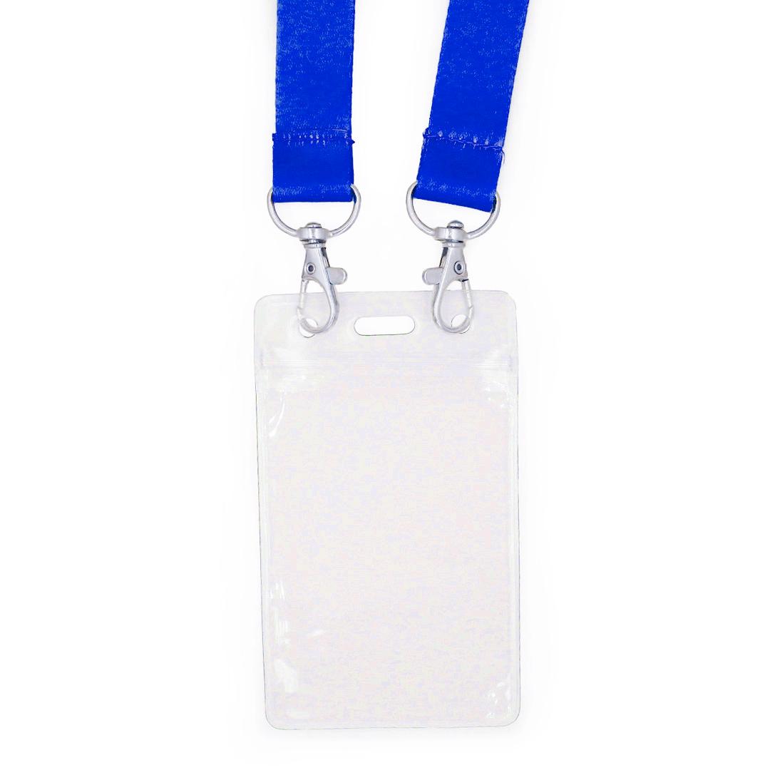 Бейдж с шнурком Ardix DUO-020 10 шт. Синий (07-034-1-BL)