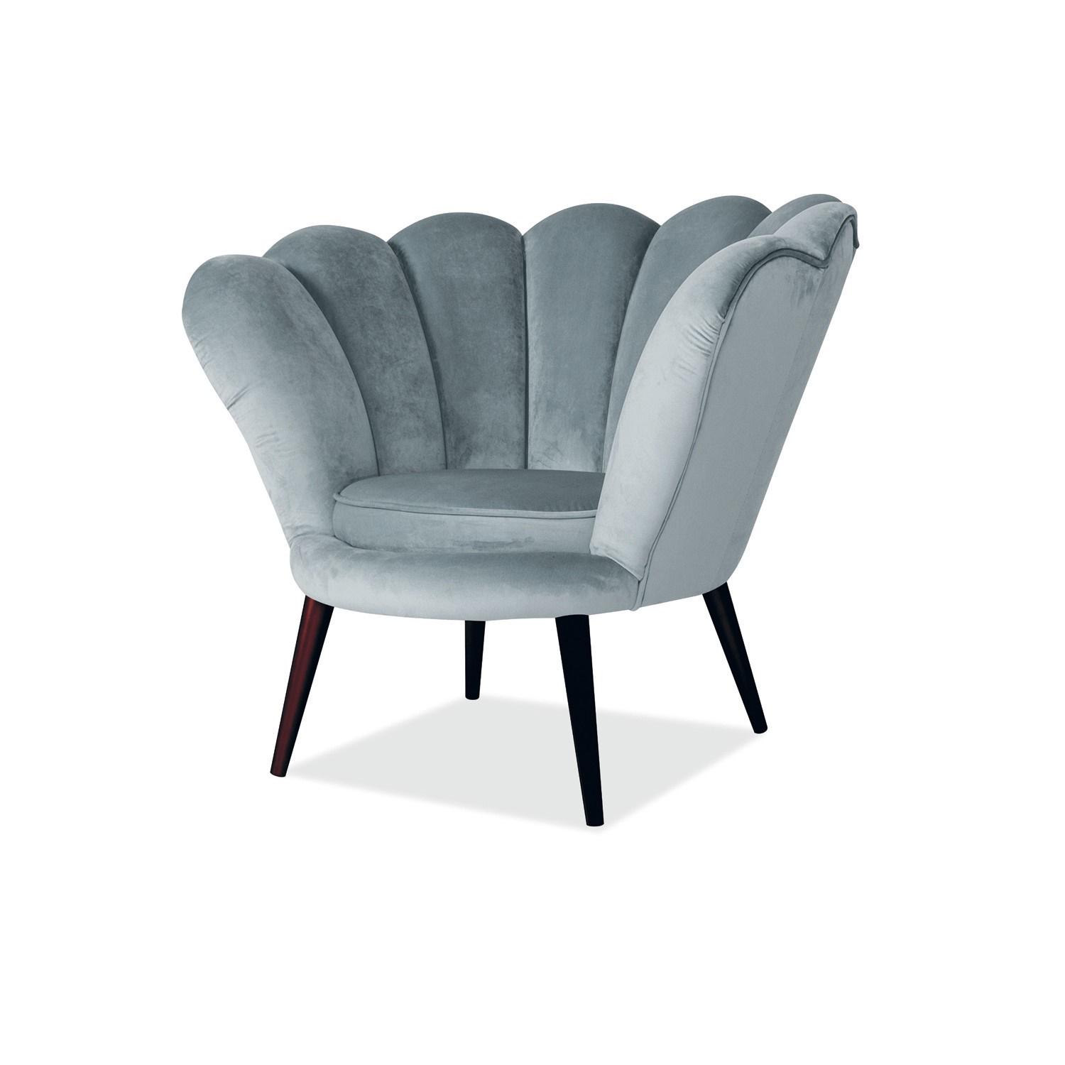 Кресло Magnolia Velvet Серый (MAGNOLIAVV14)