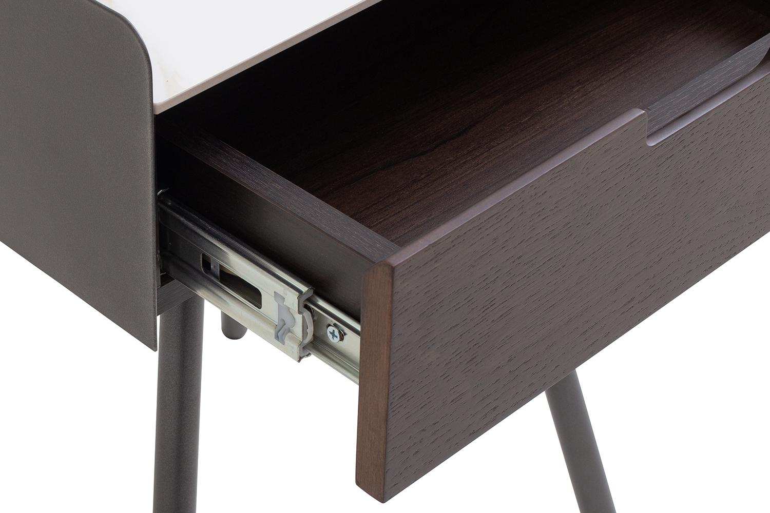 Тумбочка прикроватная Matteo 1 ящик Lilac ice top walnut canaletto (16045) - фото 8 Тумбочка прикроватная Matteo 1 ящик Lilac ice top walnut canaletto (16045) - фото 8