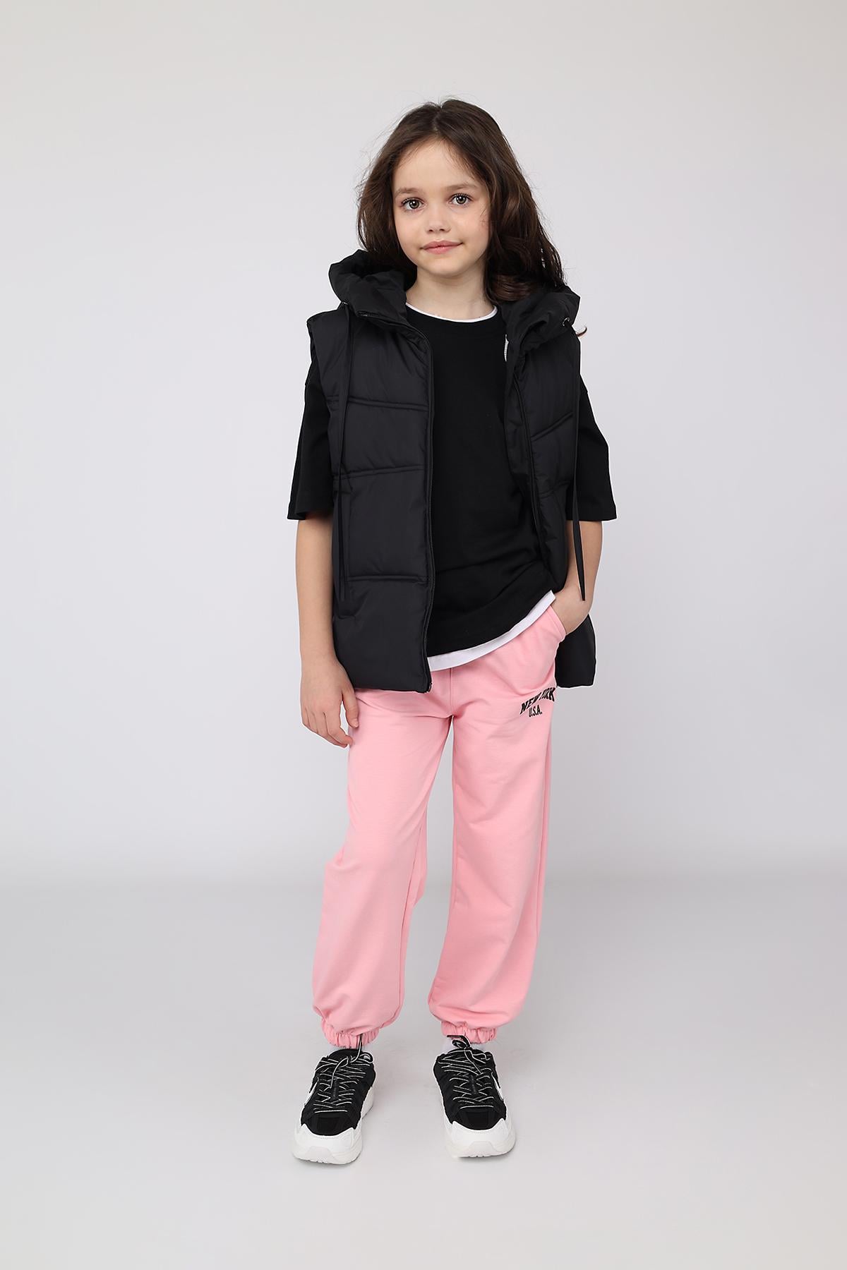 Штаны спортивные для девочки Yuki ЦБ-00290761 116 см Розовый (SKT001304081) Штаны спортивные для девочки Yuki ЦБ-00290761 116 см Розовый (SKT001304081)
