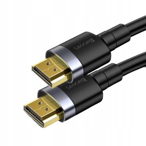 Кабель BASEUS 4KHDMI Male To 4KHDMI Male Cafule HDMI2.0 3 м Black - фото 2