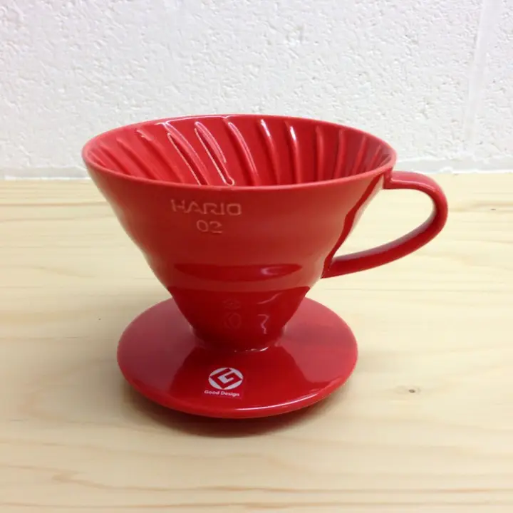 Пуровер для приготовления кофе пластиковый Hario 400 мл Красный (VD-INT-02R) - фото 2 Пуровер для приготовления кофе пластиковый Hario 400 мл Красный (VD-INT-02R) - фото 2