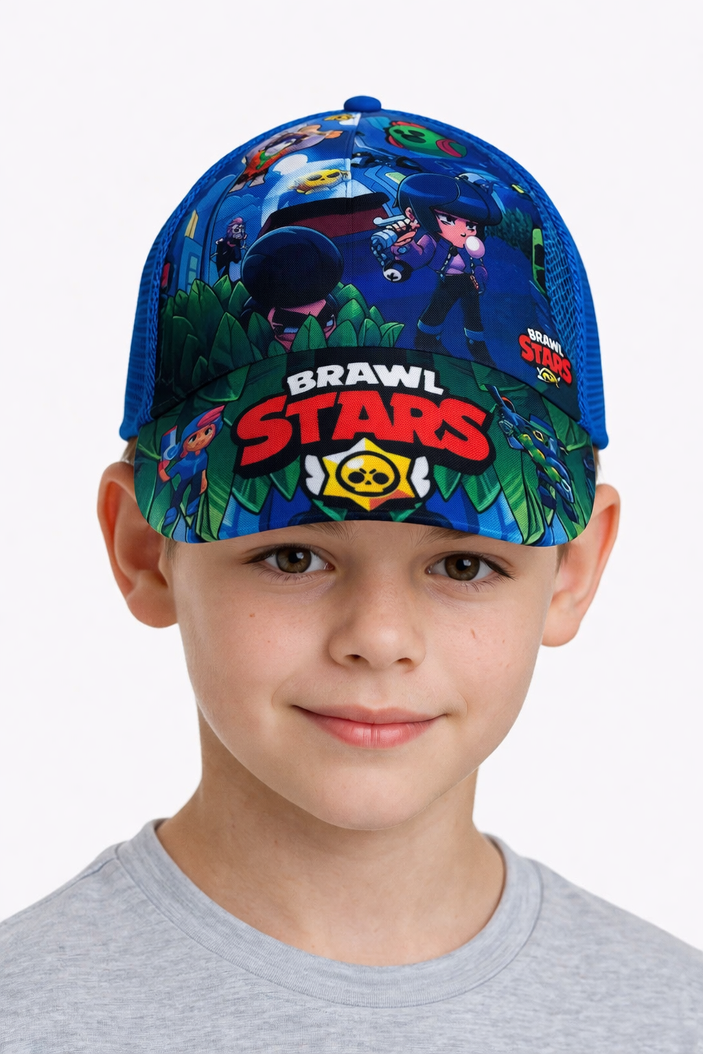 Бейсболка Brawl Stars для мальчика 54-56 см (33557374)