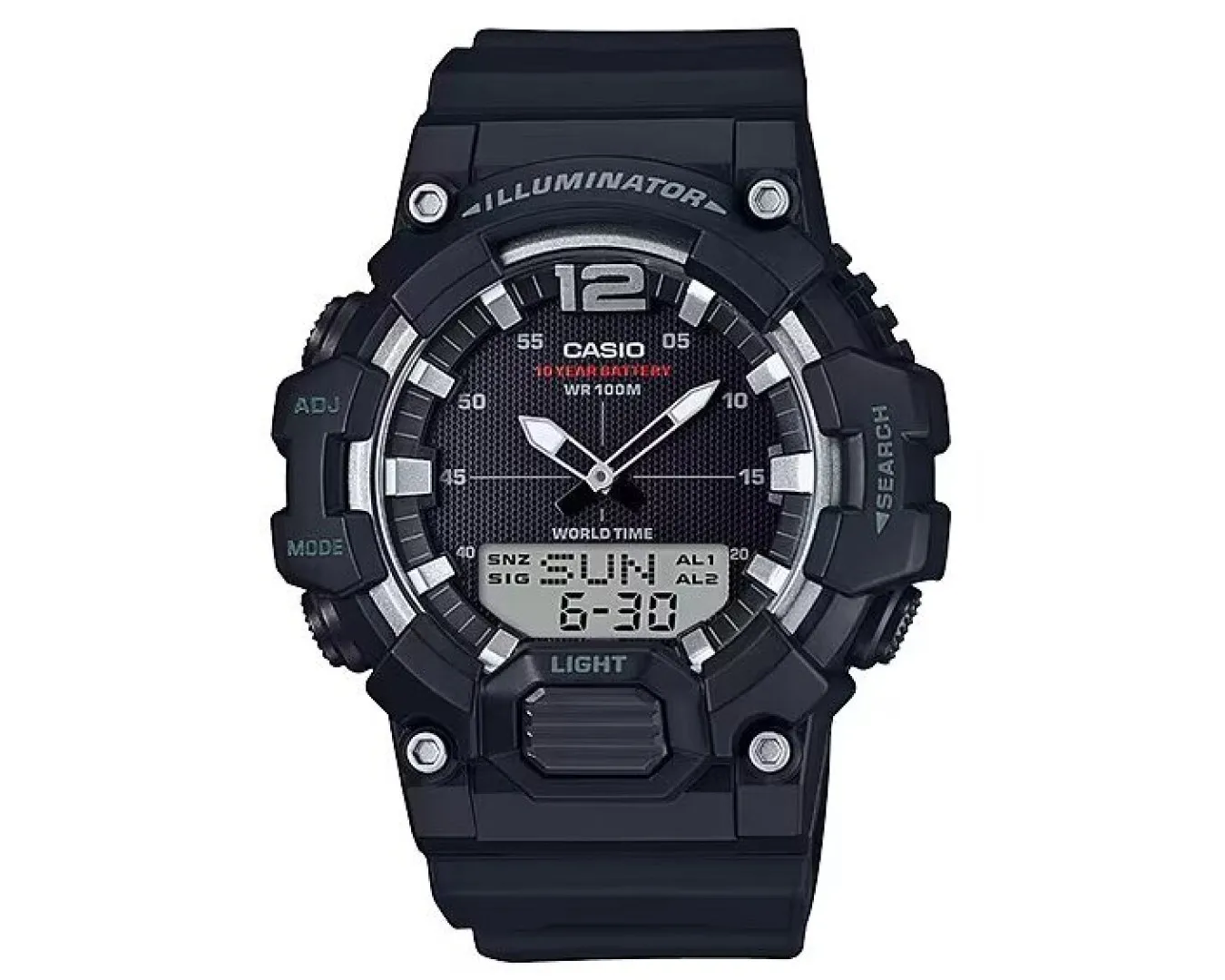 Наручные часы мужские Casio HDC-700-1AVDF можно плавать d 49 мм (2458154334)