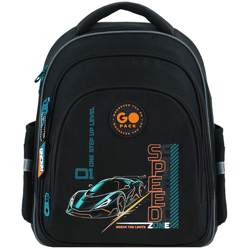 Рюкзак шкільний з ортопедичною спинкою GoPack Education GO26-2606S-6 Speed Zone з олівцями Kite 18 кол. (000996033)