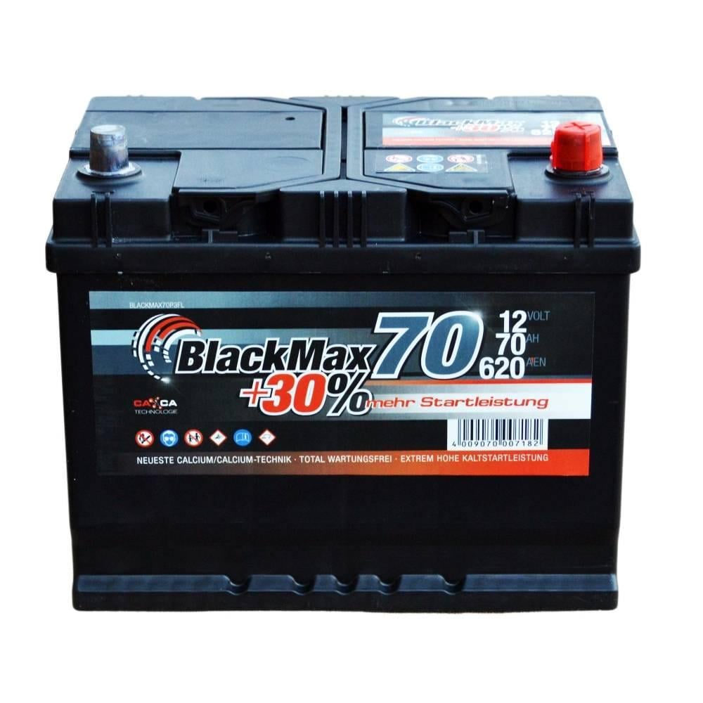 Акумулятор автомобільний BlackMax 6СТ-70 Ah АзЕ ASIA 620A EN B4026 (23058)