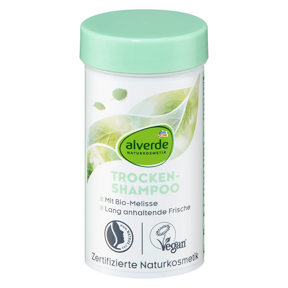 Шампунь-пудра сухая Alverde Naturkosmetik для волос с органической мелиссой 20 г