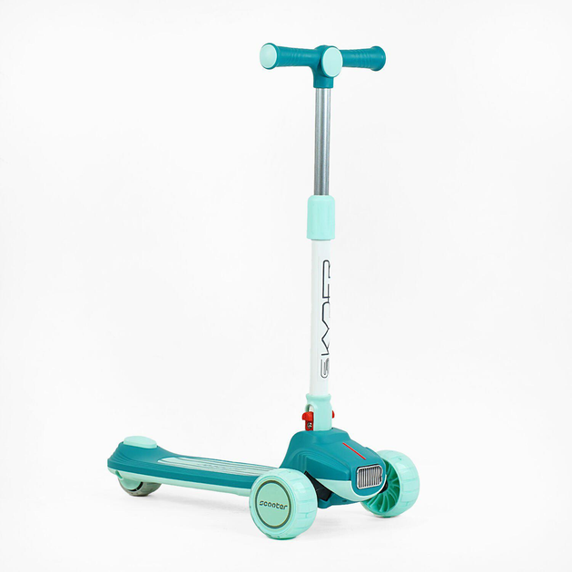 Самокат трехколесный Skyper Y-70522/8 музыка и подсветка платформы/руль складной/в коробке/колеса PU со светом 125х40 мм (25105528)