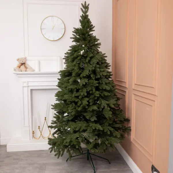 Искусственная елка литая Шепетовская 1,9 м с металлической подставкой Зеленый (YLN2710)