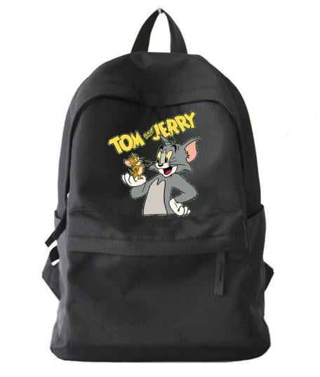 Рюкзак міський Том та Джері 40х26 см Чорний (1244)