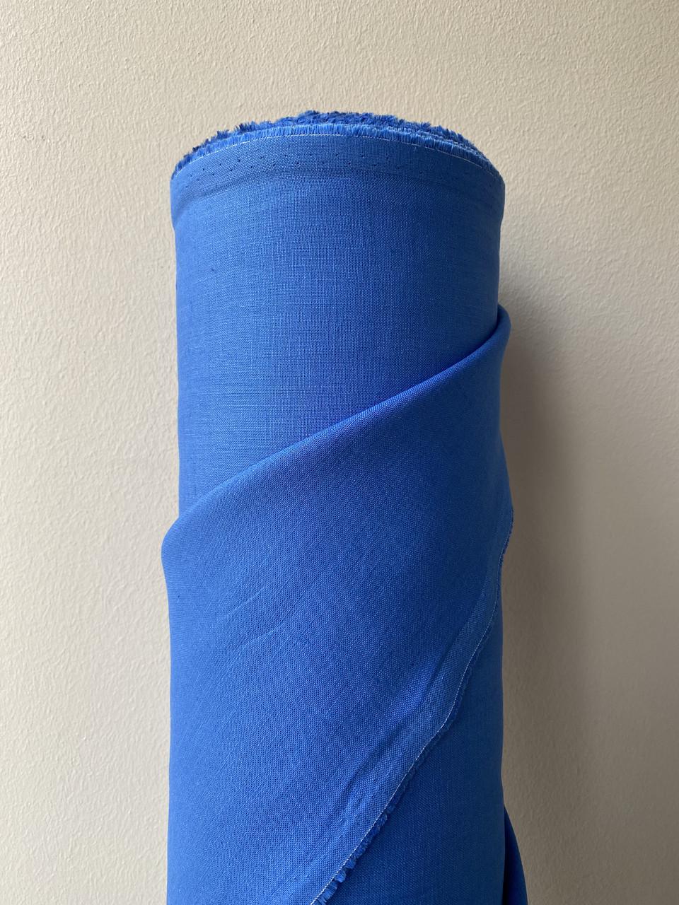 Тканина Linen Plus платтєва лляна Електрик 1318 - фото 4