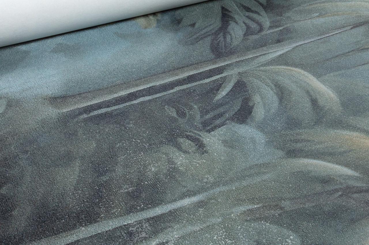 Обои флизелиновые DU&KA Jungle 30100-2 винил горячего тиснения 1,06х10,05 м Зеленый