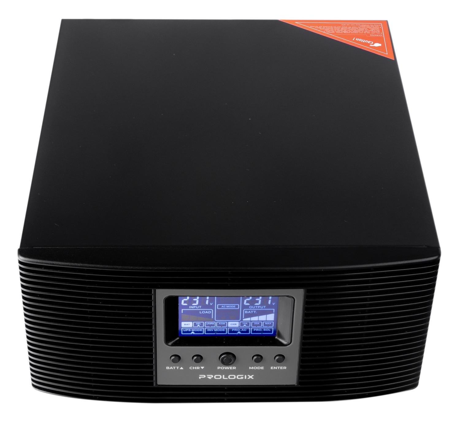 Инвертор PrologiX 1000ВА/800 Вт 12В 2xSchuko Pure Sine Wave Black (PLP1000XL) - фото 4 Инвертор PrologiX 1000ВА/800 Вт 12В 2xSchuko Pure Sine Wave Black (PLP1000XL) - фото 4