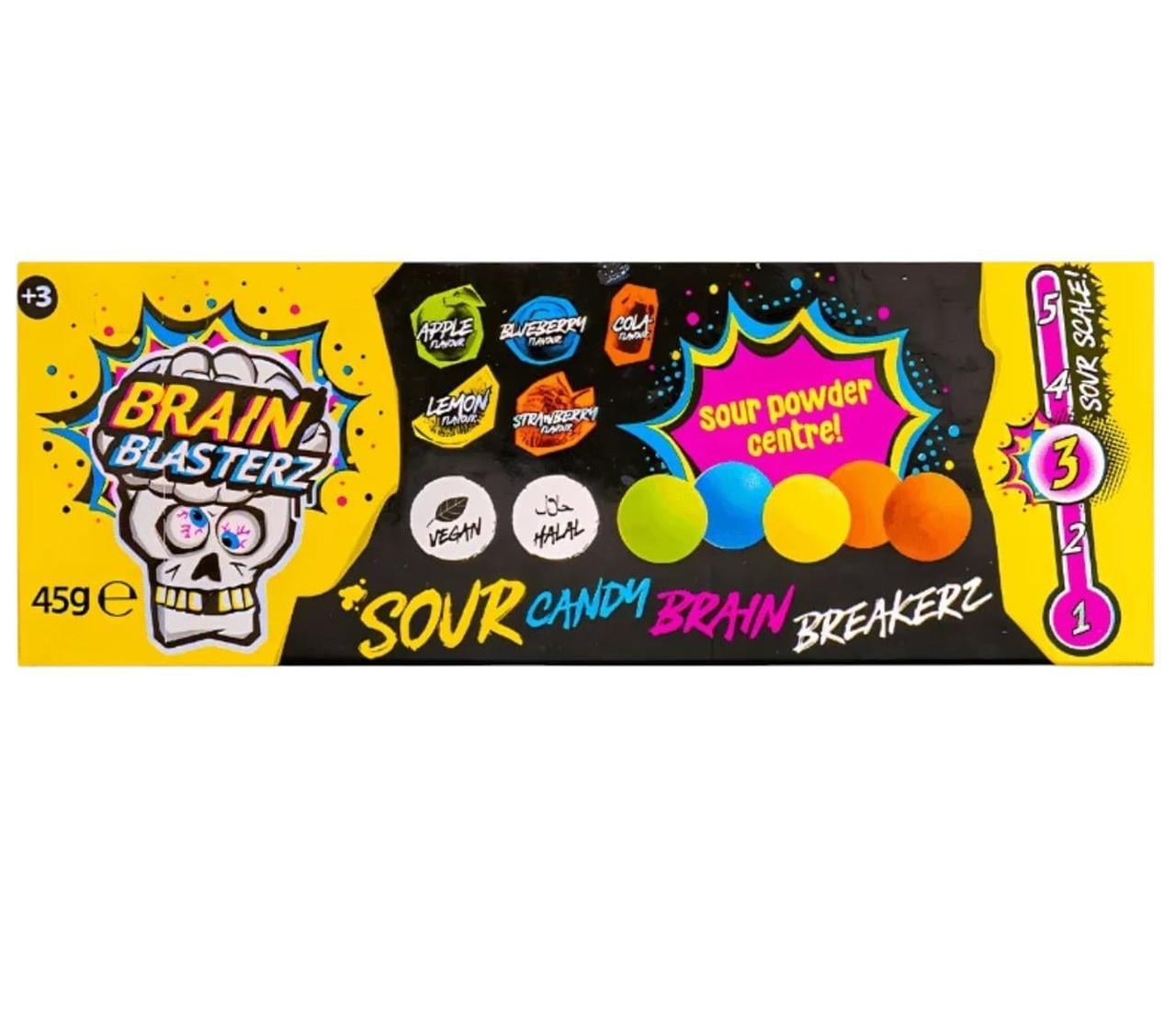 Драже Brain Blasterz Sour Candy Brain Breaker 45 г (3048049397)